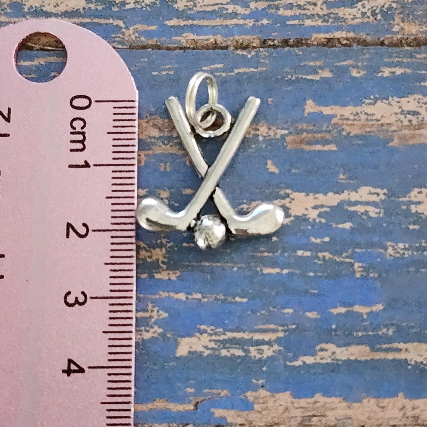 Golf Clubs and Ball Charm