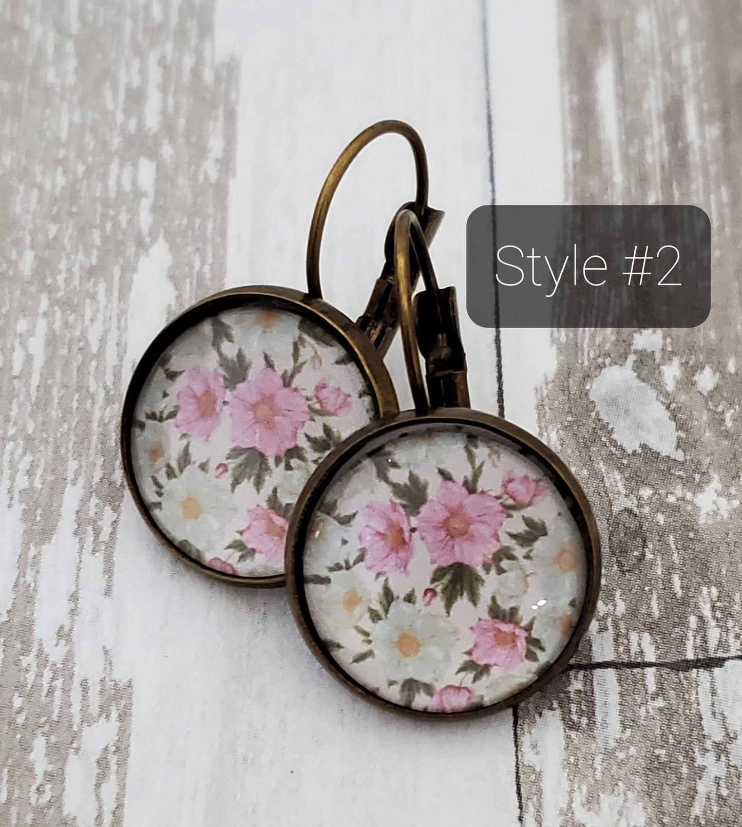 Mandala Style #2 Lever Back Earrings