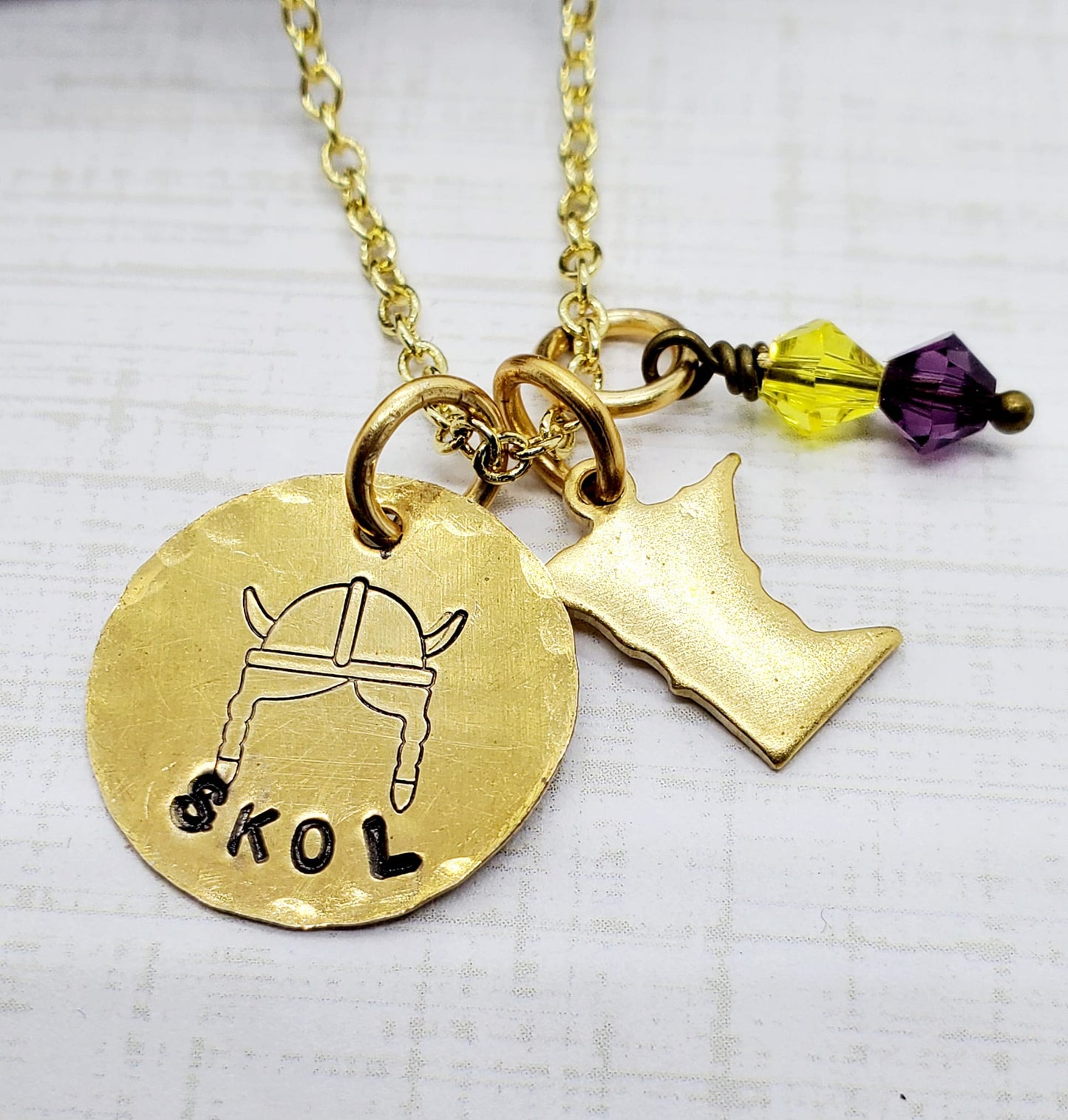 Minnesota SKOL Vikings Necklace