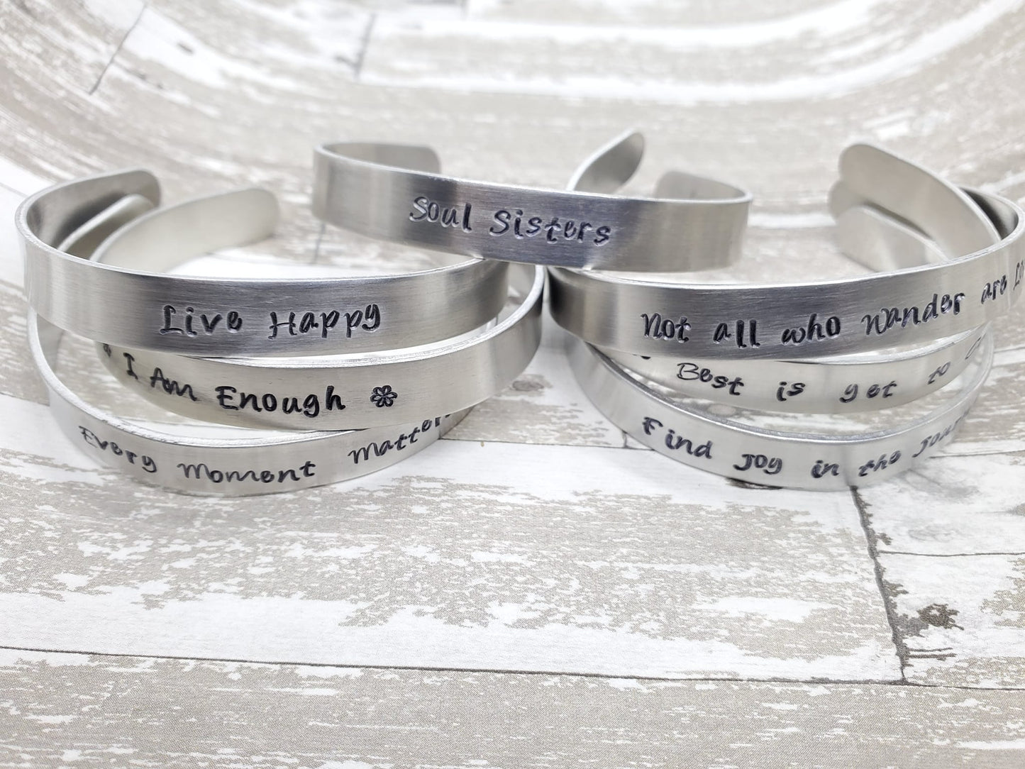 Custom Cuff Hand Stamped Bracelet