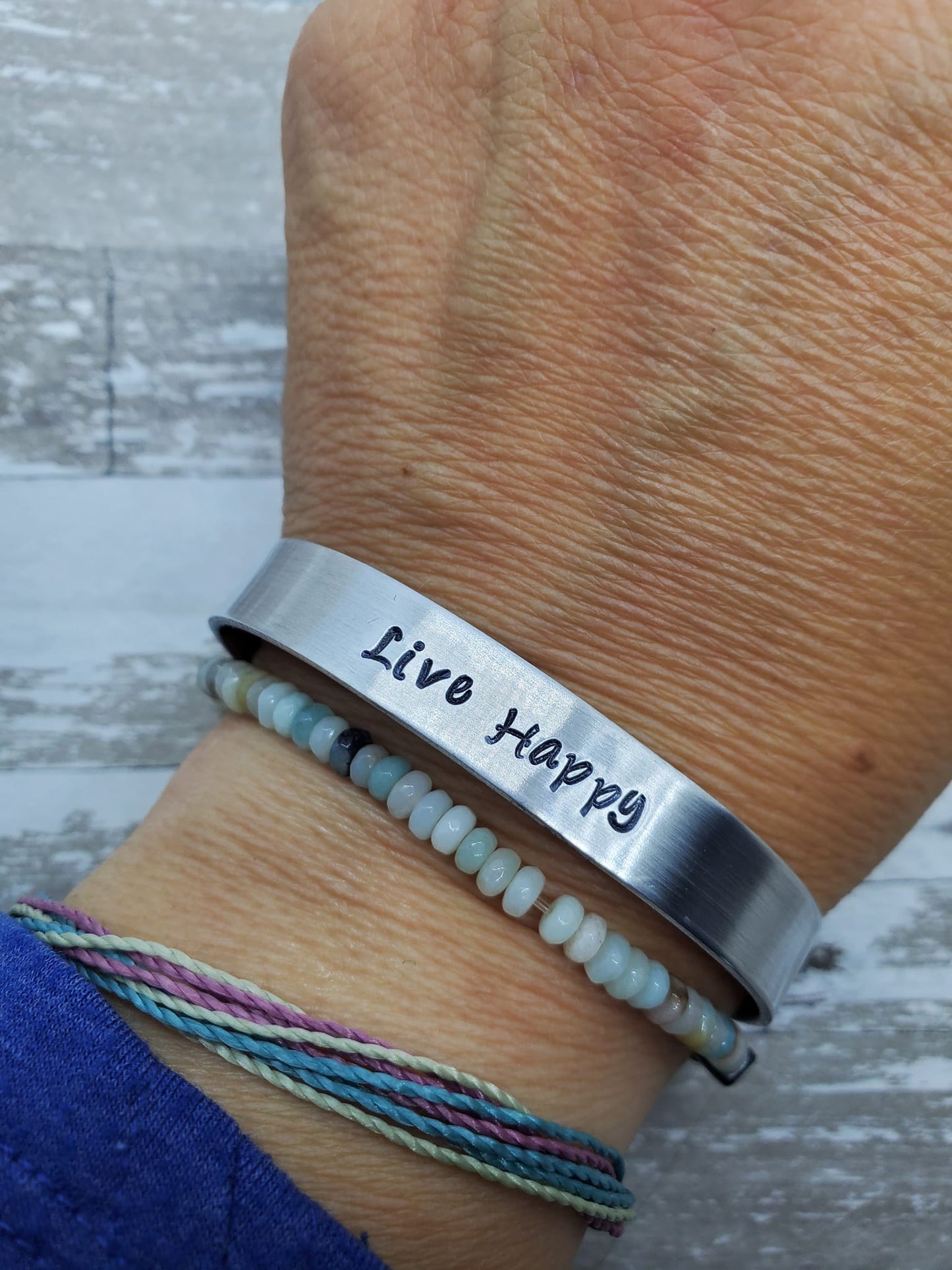 Custom Cuff Hand Stamped Bracelet