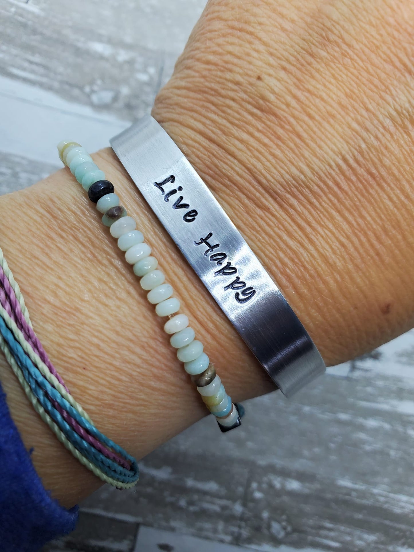 Custom Cuff Hand Stamped Bracelet