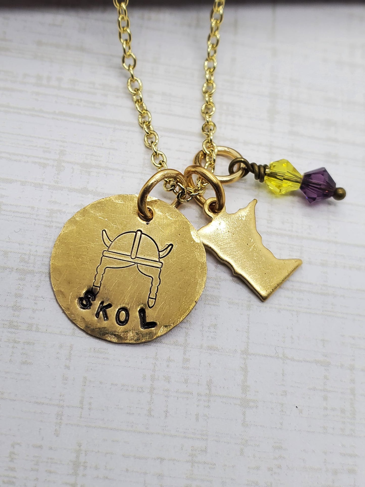 Minnesota SKOL Vikings Necklace