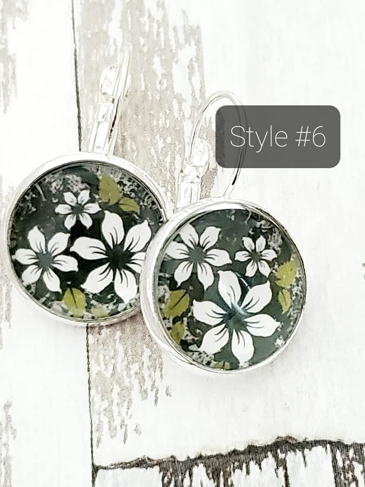 Mandala Style #6 - Lever Back Earrings