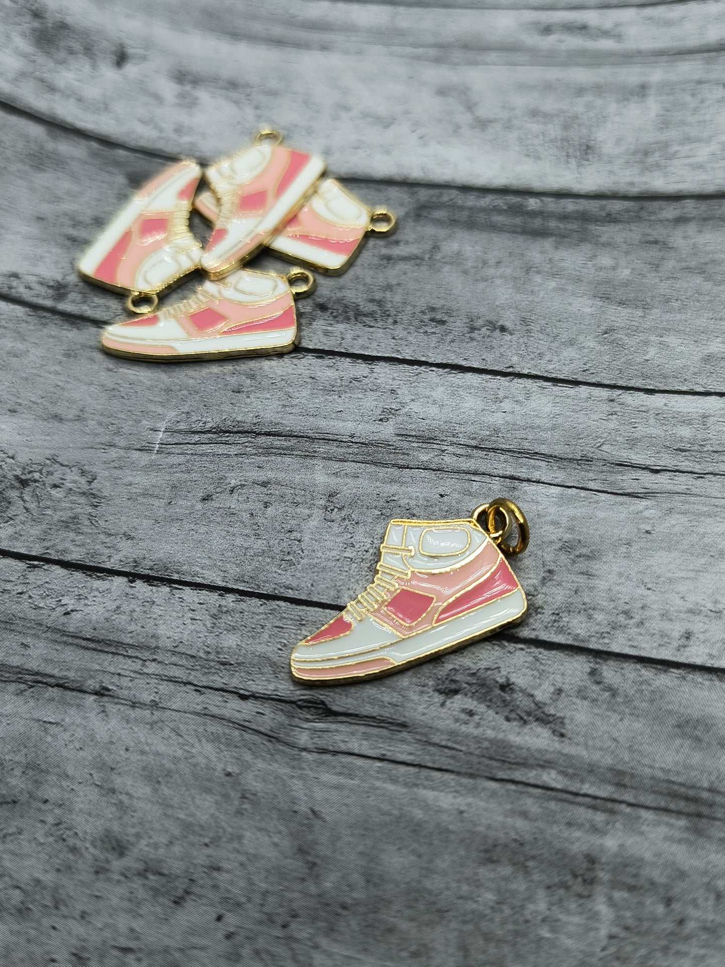 Pink Tennis Shoe Charms
