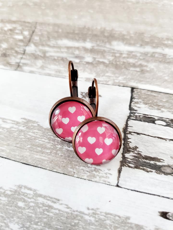 Valentine Lever Back Earrings - Style I