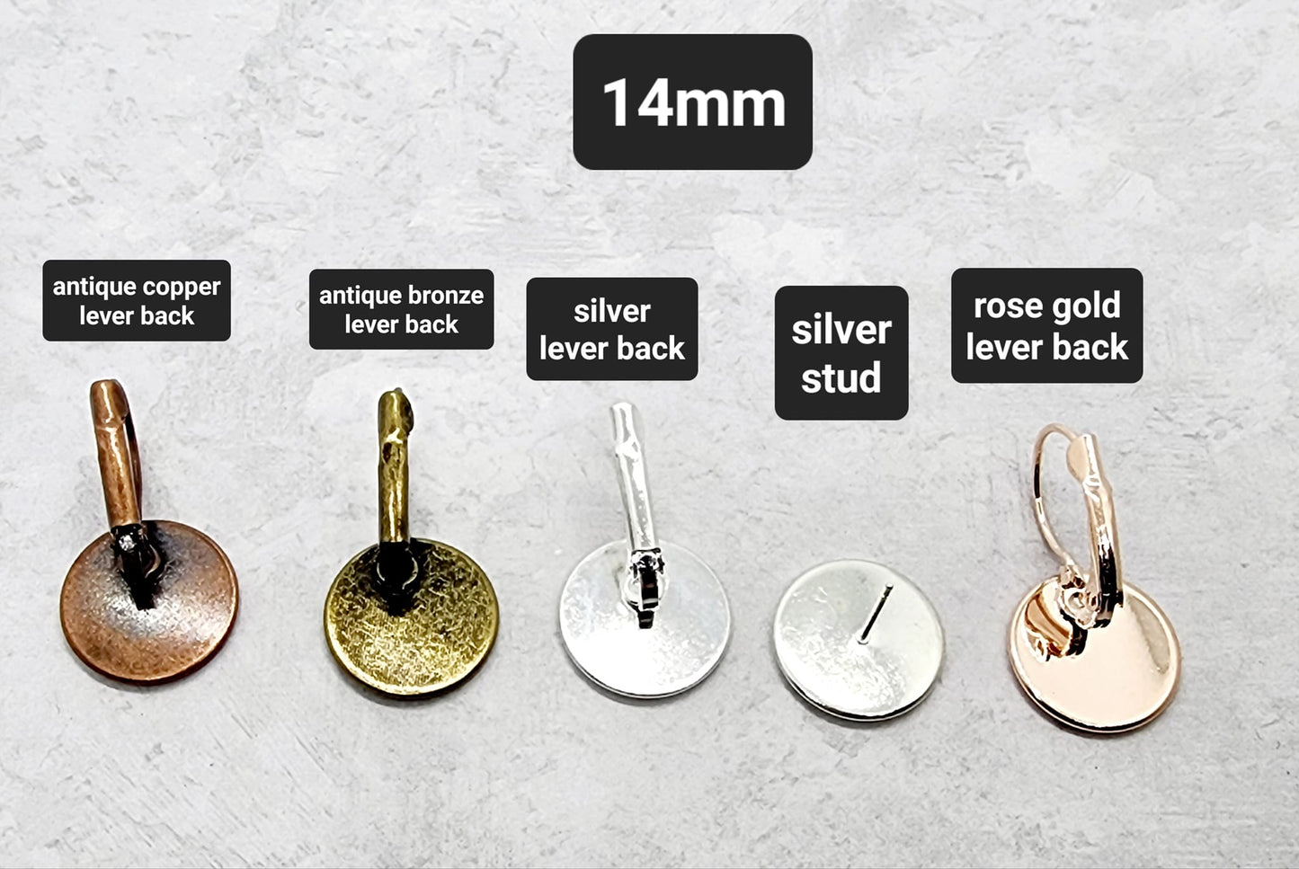 Valentine Lever Back Earrings - Style I