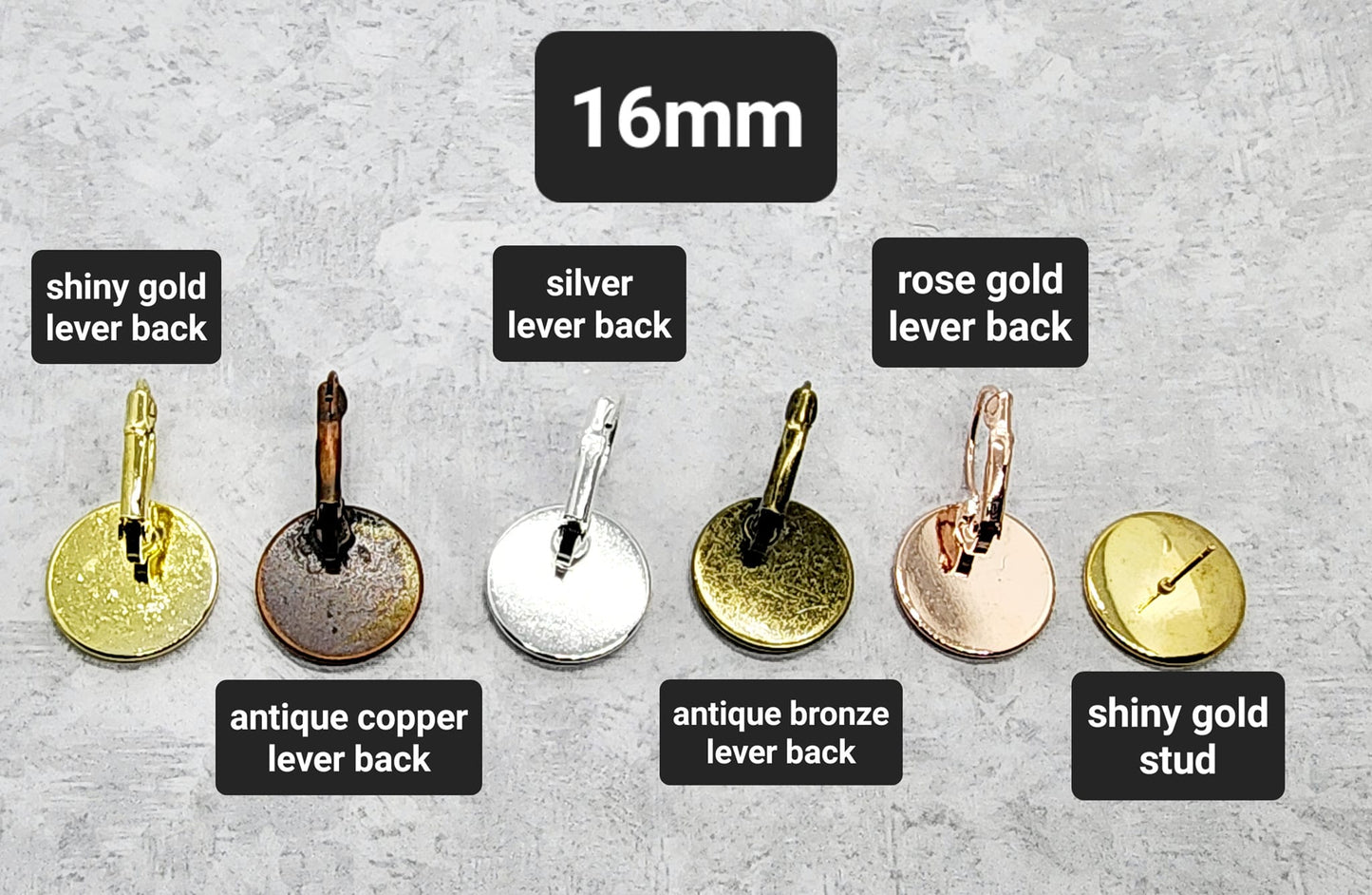 Valentine Lever Back Earrings - Style I