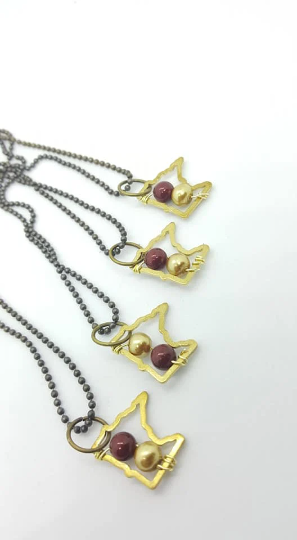 Minnesota Proud Necklaces, Gopher, Twins, Wild, Vikings, Timberwolves