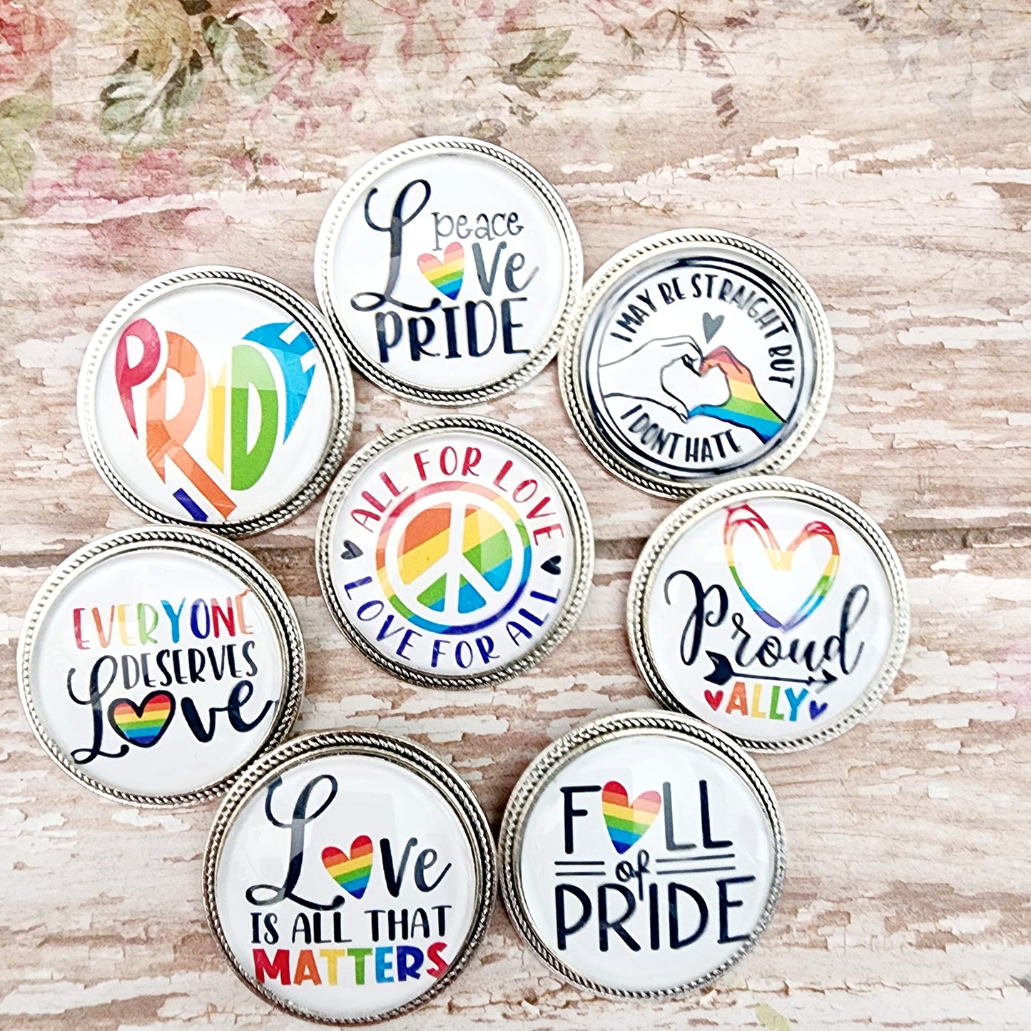 Pride Support Pins