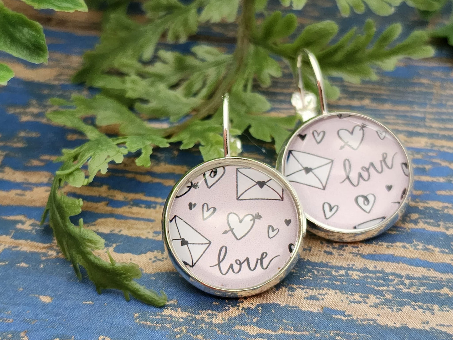 Valentine Lever Back Earrings - Style I