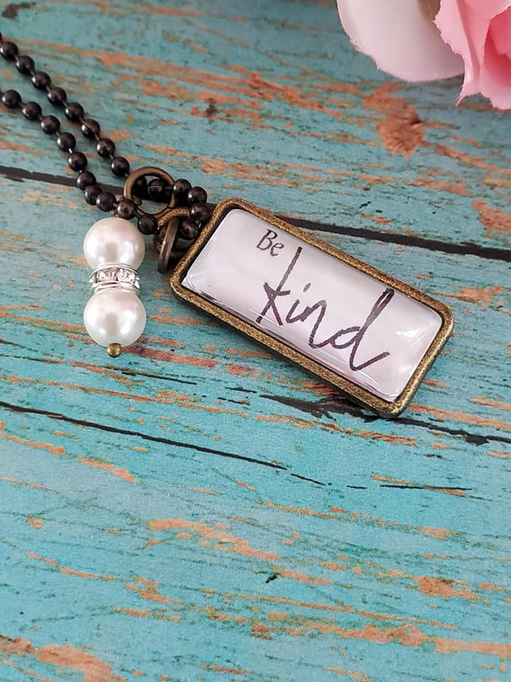 Mini Inspirational Pendant and Chain Set