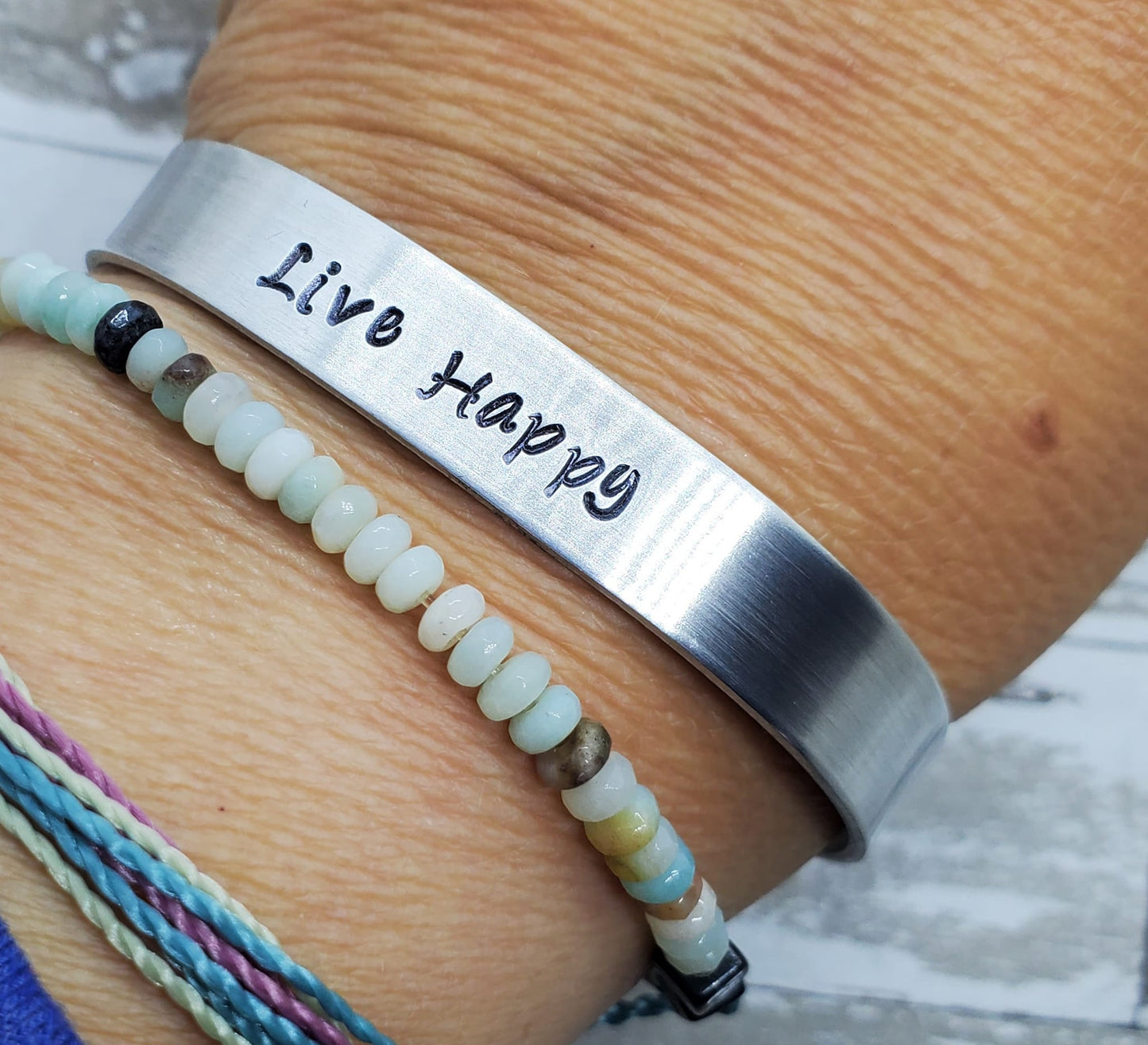 Custom Cuff Hand Stamped Bracelet