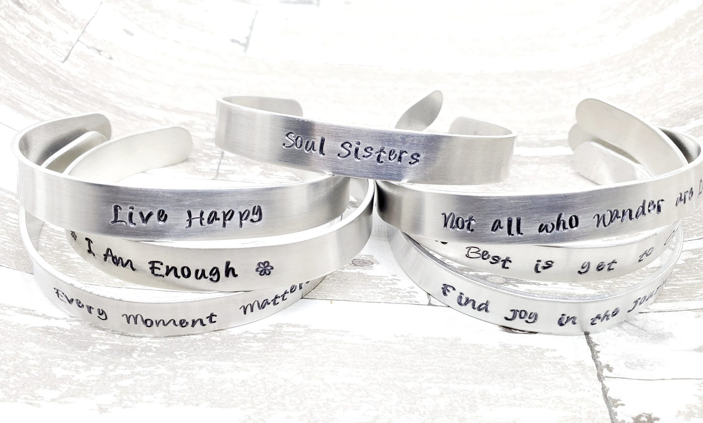 Custom Cuff Hand Stamped Bracelet