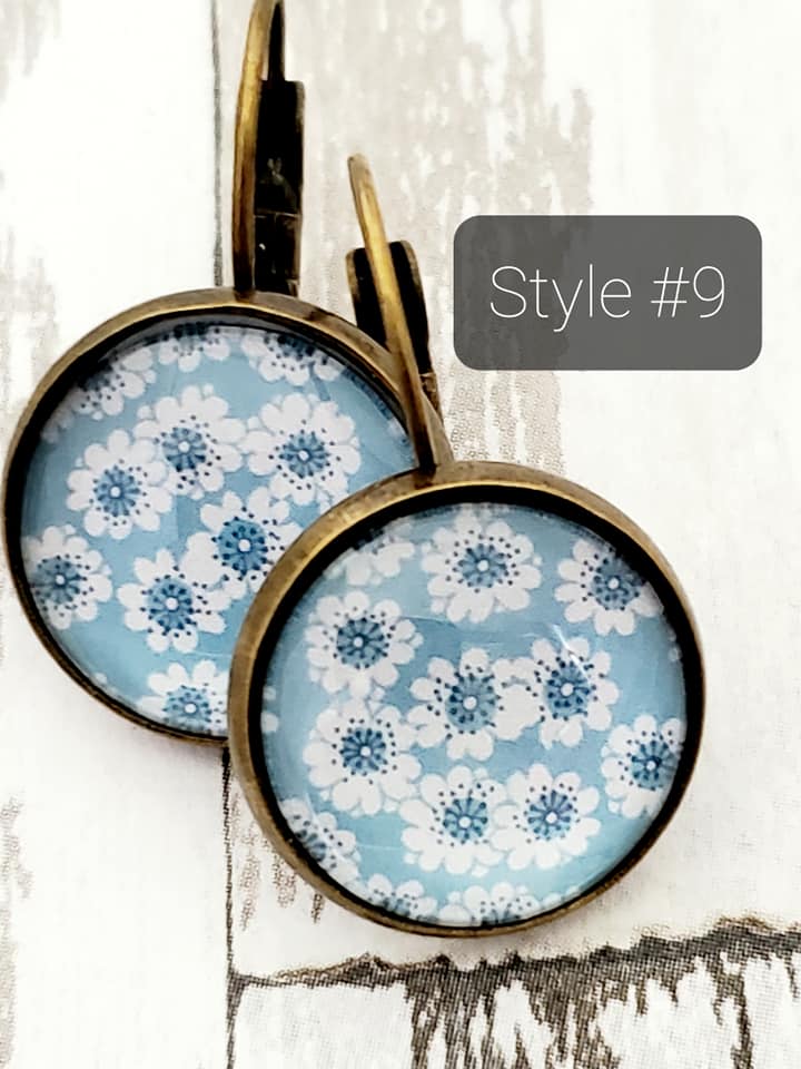 Mandala Style #9 - Lever Back Earrings