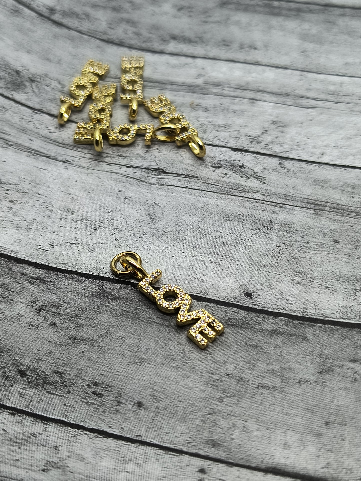 Love Pendants 18K Gold Plated