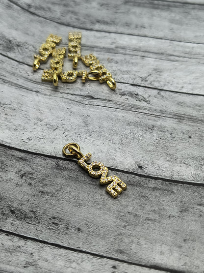 Love Pendants 18K Gold Plated