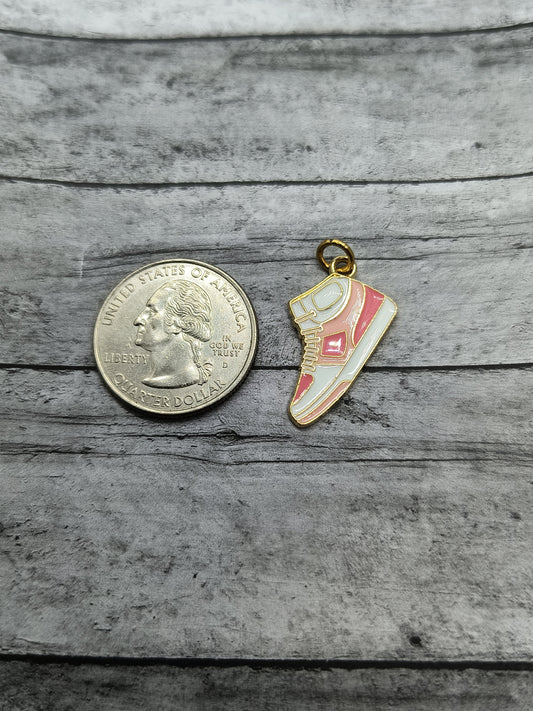 Pink Tennis Shoe Charms
