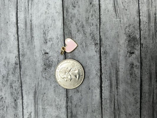 Pink Heart Charms
