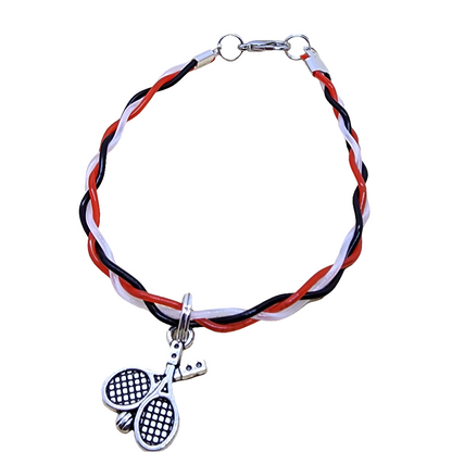 Tennis String Braclet with Charm Unique