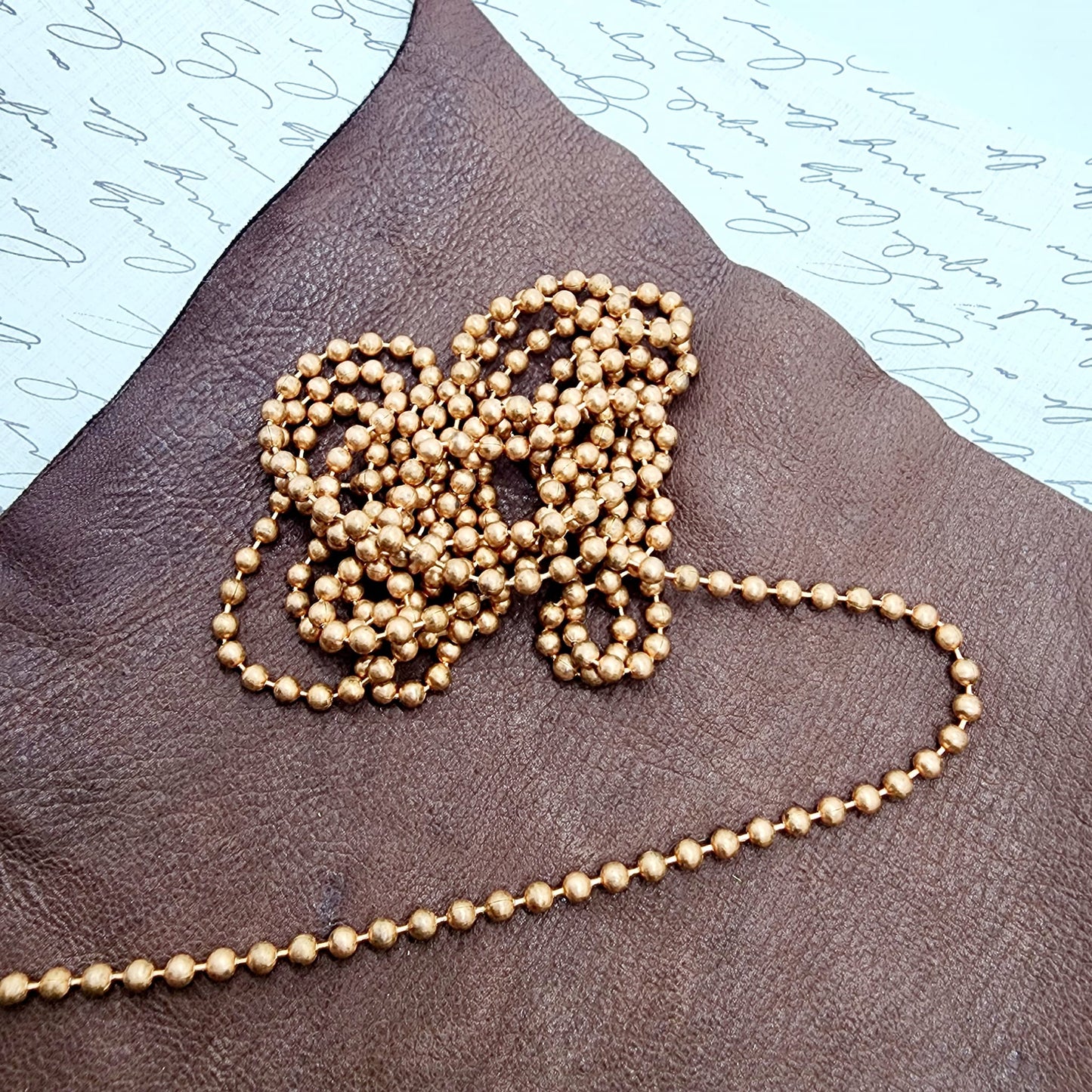 3.2mm Solid Copper Brass Ball Chain
