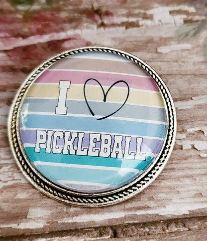 Pickleball Pins for Bags, Backpacks, Jackets