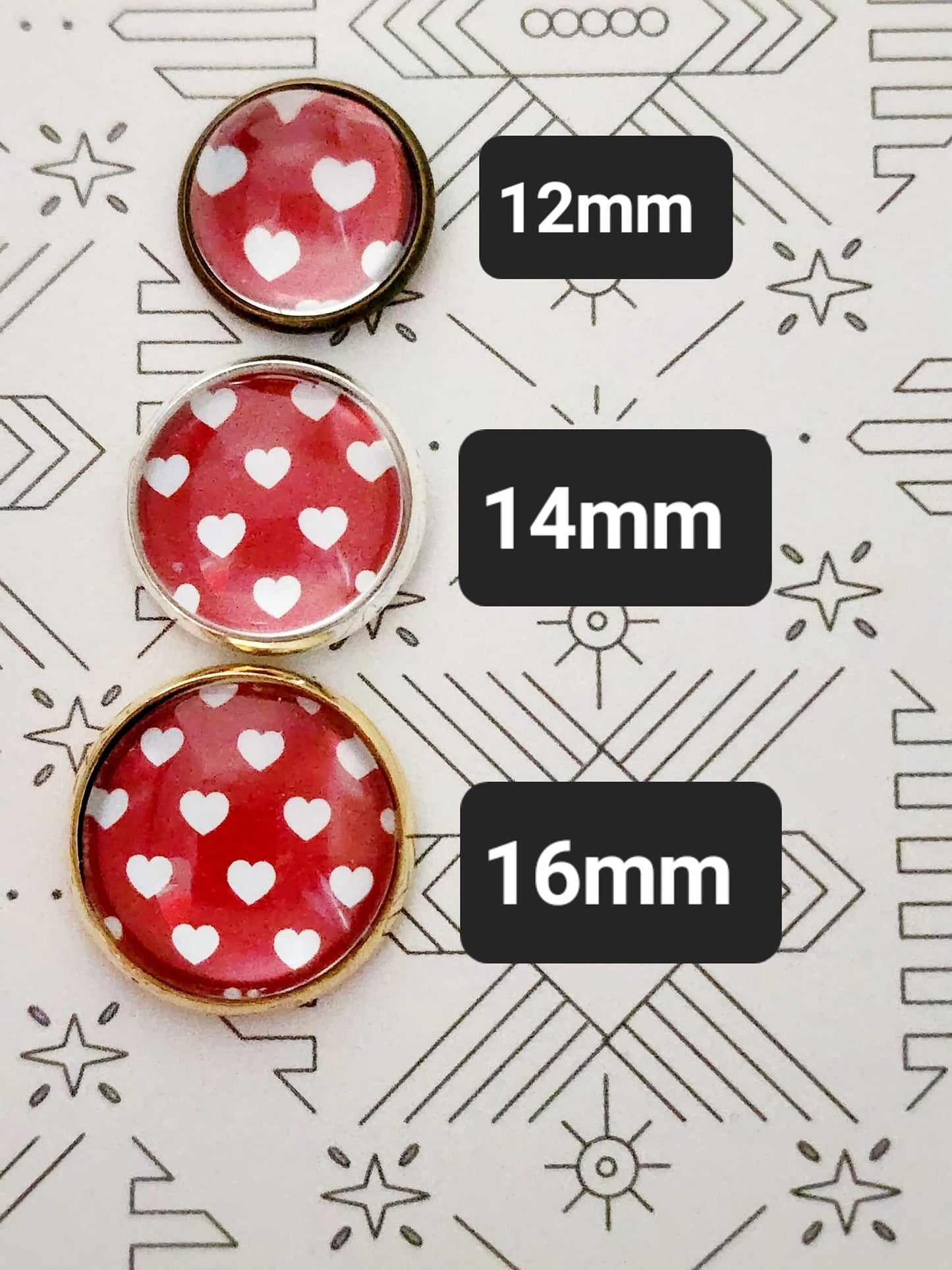Copy of Valentine Lever Back Earrings - Style G
